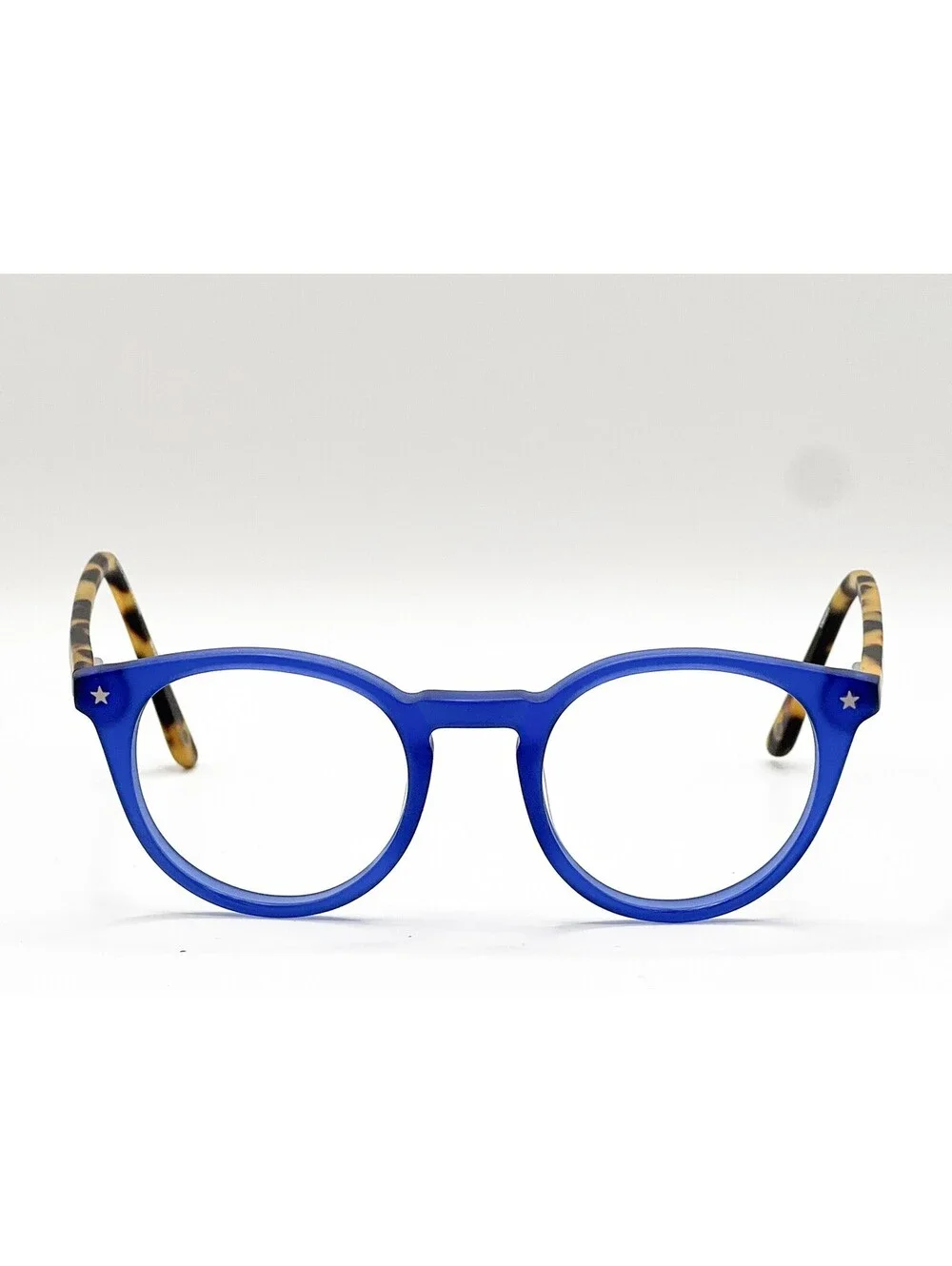 Muse 52-000044 Blue Tortoise Rectangle Authentic Eyeglass Frames 44-19-135